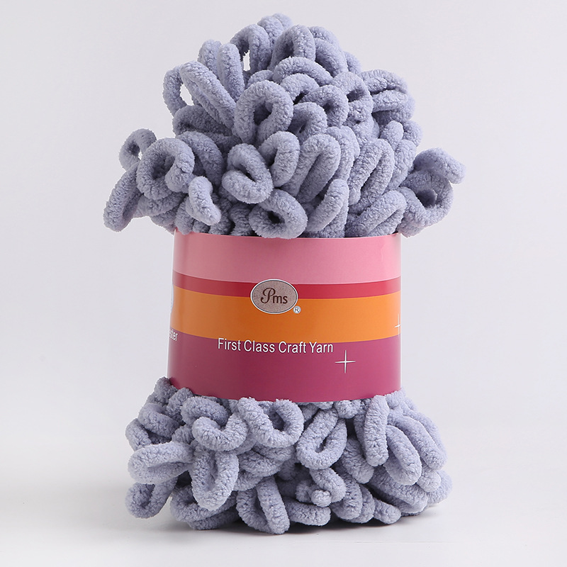 Picture of Loop Yarn Ear Yarn Medium-Thick Yarn for Hand Knitting DIY Pillows, Blankets, Scarves, Ice Yarn in Stock Wholesale