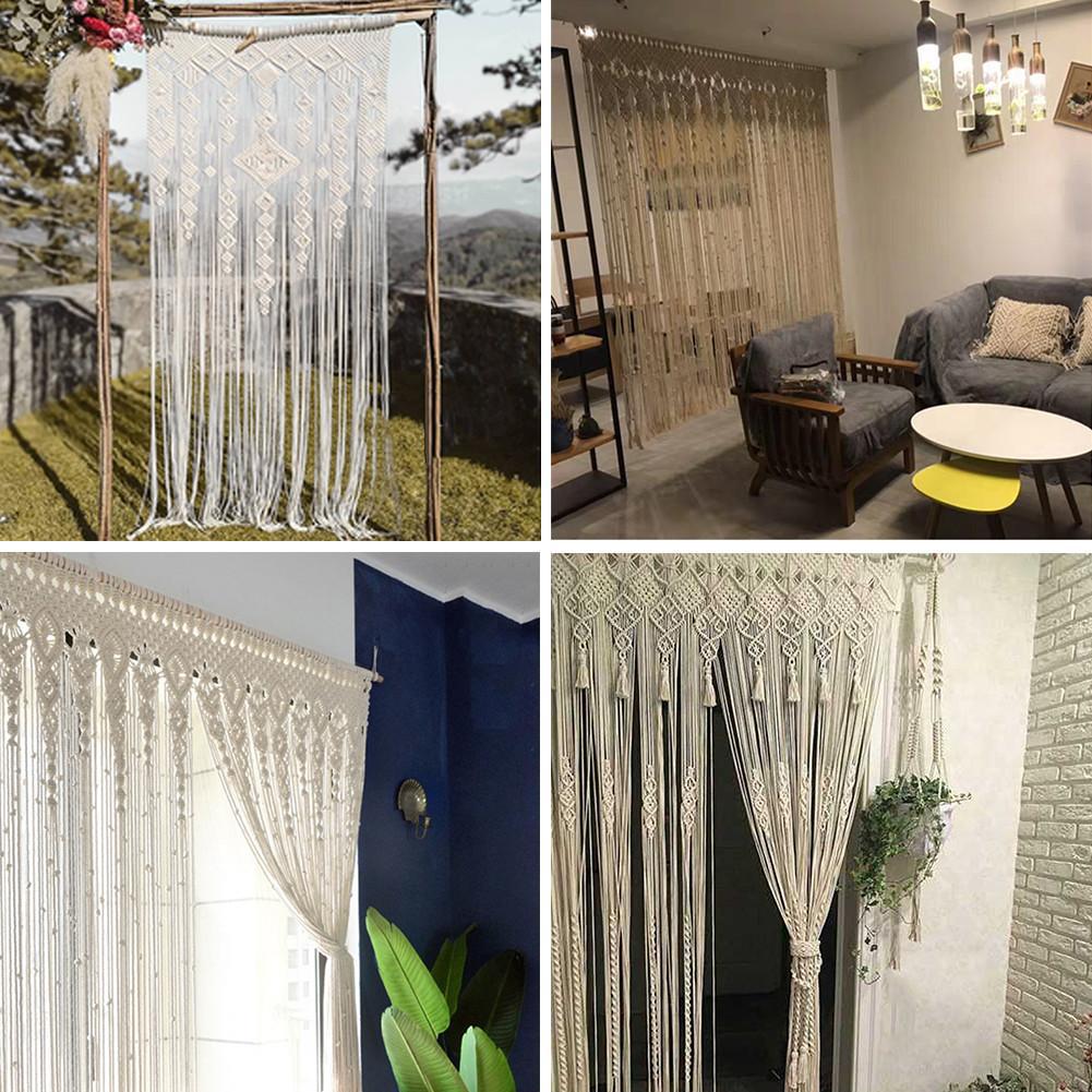 Picture of Finished woven tapestry door curtain partition curtain Bohemian tapestry wedding decoration photo props factory direct sales