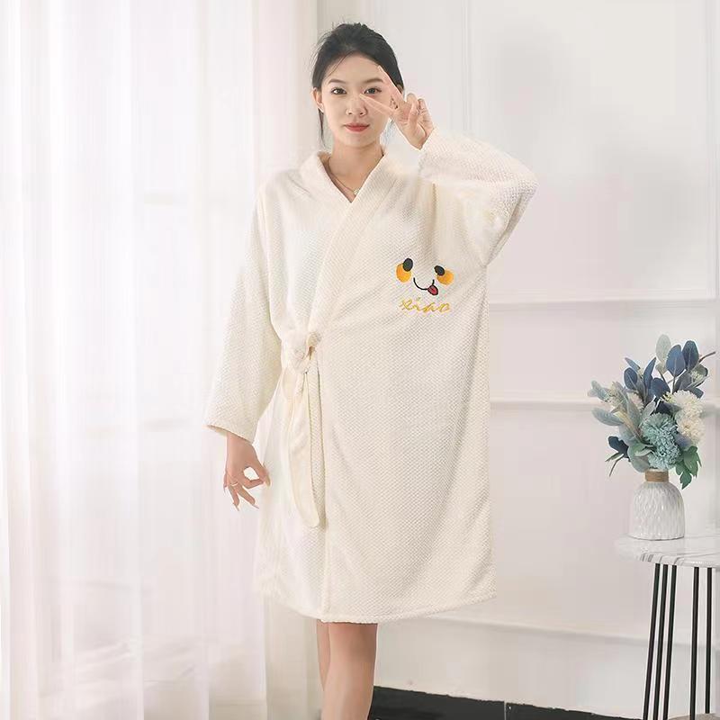Pineapple plaid fashion bath skirt cross strap bathrobe nightgown absorbent quick-drying soft comfortable wrap adult bath skirt