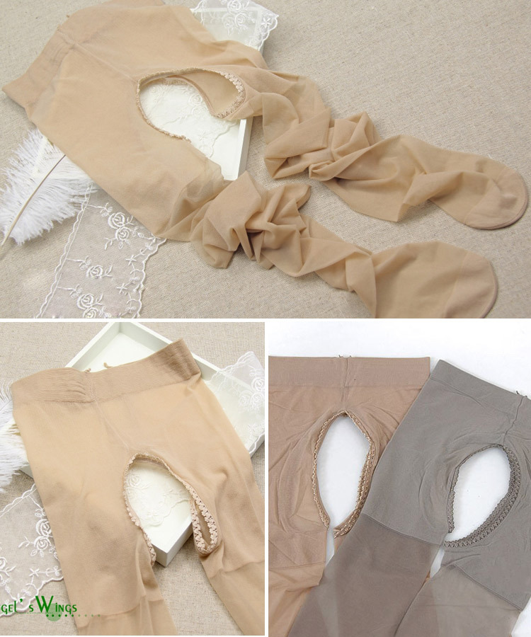 Picture of Open Crotch Fat mm 100kg Plus Size Stockings for Women, No Need to Take Off, Sexy and Interesting Invisible Sentimental Uniform Pantyhose