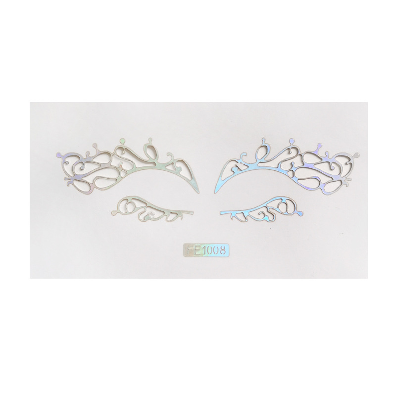 Picture of Spot Eyeliner Stickers for Lazy European and American Eye Makeup Stickers Laser Cut Out Template Makeup Painted Tattoo Stickers