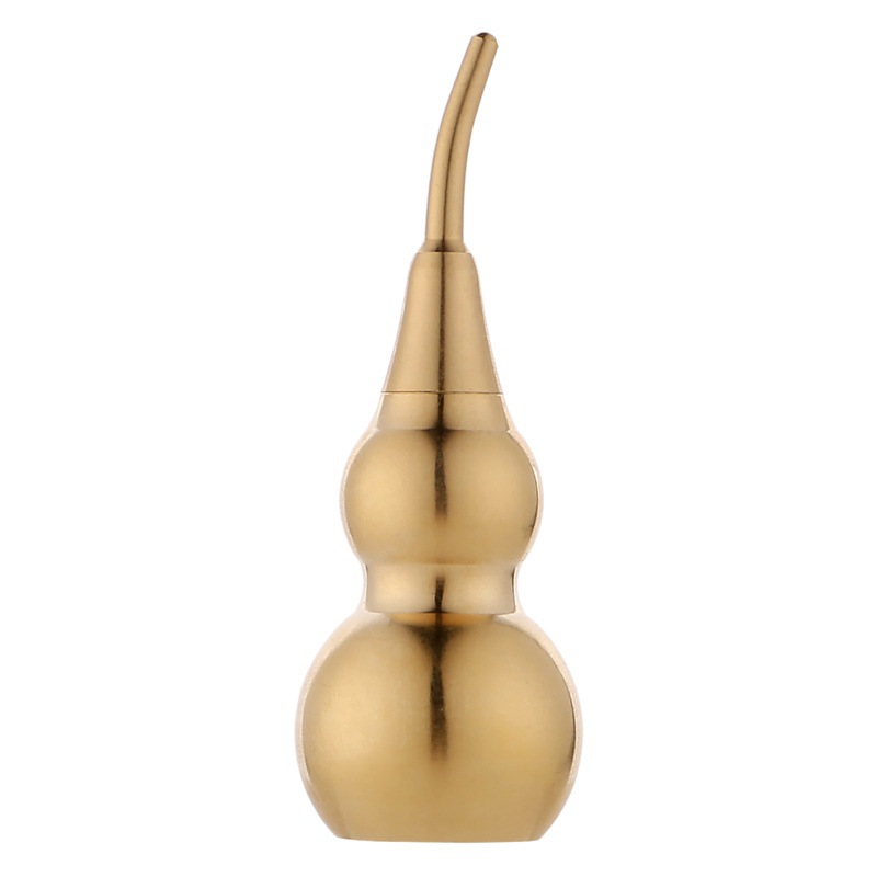 Picture of [Factory production wholesale] Pure brass gourd accessories hollow can be opened small desktop keychain accessories