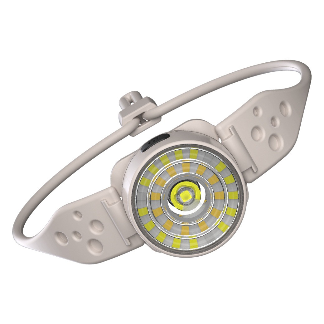 New outdoor silicone multi-light source strong light rechargeable head-mounted lighting lamp portable night running floodlight work lamp headlight