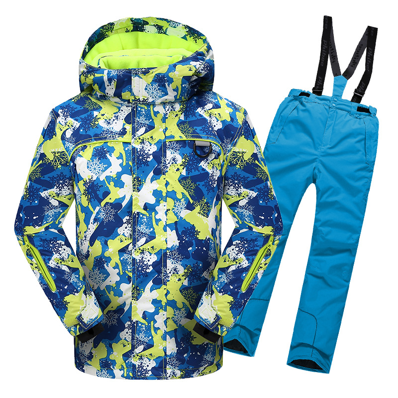 Picture of Cross-border e-commerce Phoebe Elephant Children's Ski Suit Warm Jacket Outdoor Thickened Waterproof for Boys and Girls