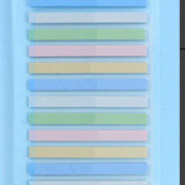 Picture of Extremely fine post-it notes for students to read key marks retro transparent note stickers ins combination PET index stickers wholesale