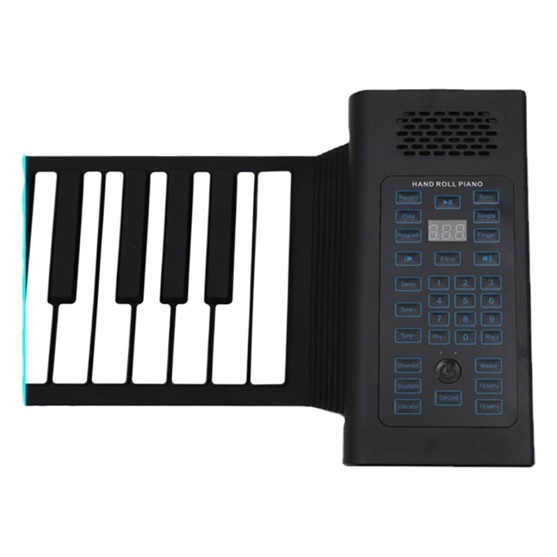 Beginner's Hand-Rolled Piano 88-Key Thickened Professional Version Musical Instrument Portable Electronic Keyboard for Adults