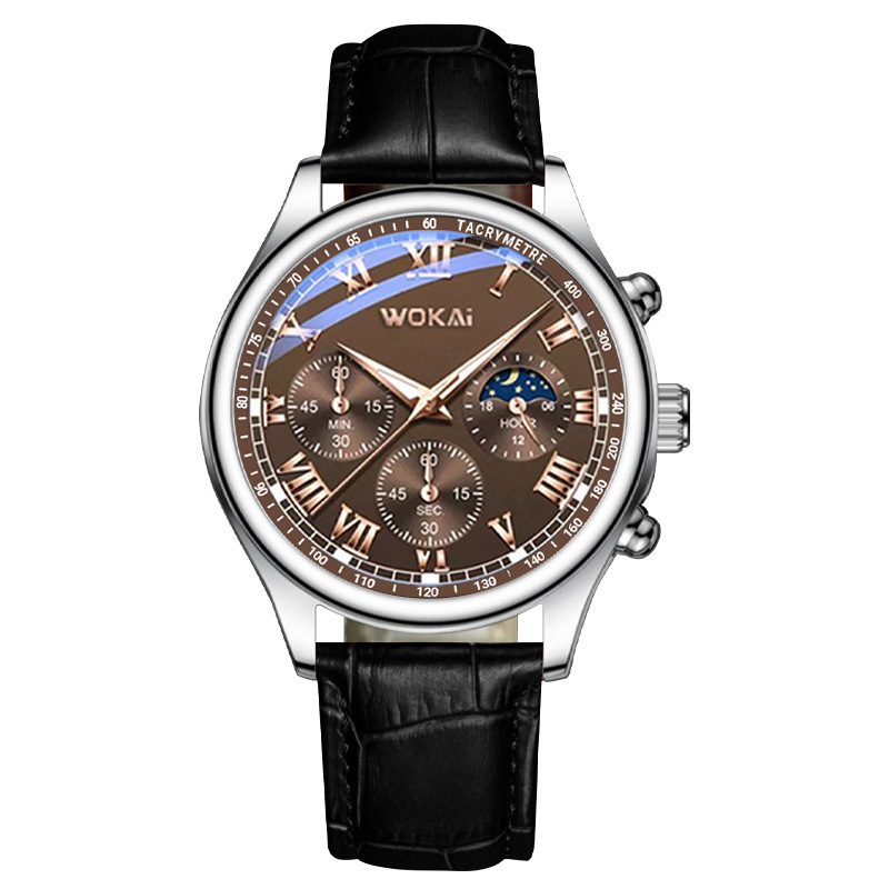 Picture of 2023 New Wokai Business Watch Quartz Sports Watch Casual Belt Men's Watch Men's Watch