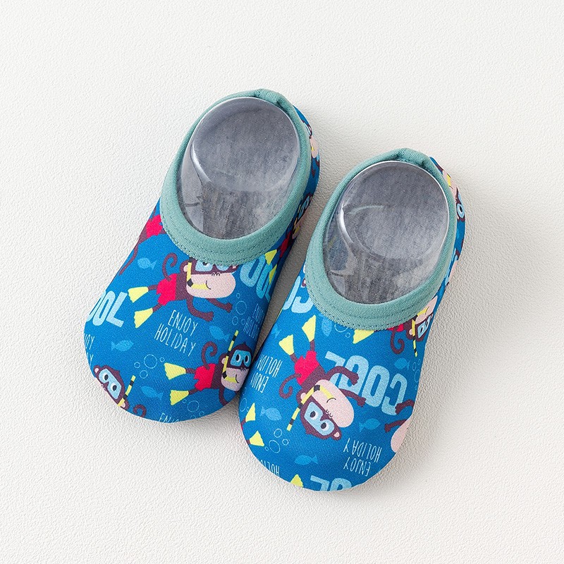 Picture of Spring and Summer Non-Slip Toddler Shoes Baby Floor Shoes Baby Shoes Mesh Type a Three-Year-Old Kidsren's Socks Nylon Boat Socks