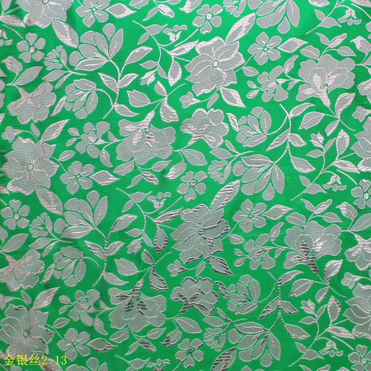 Picture of Autumn Ready-Made Beige Decorative Cloth Woven Jacquard Cloth for Bags and Placemats Made of Polyester Gold and Silver Silk Cloth