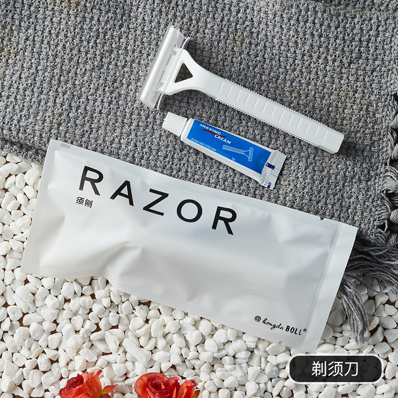 Picture of Simple Hotel Disposable Soft-Bristled Toothbrush Comb Toiletries Travel Toiletry Set Wholesale Soap Slippers
