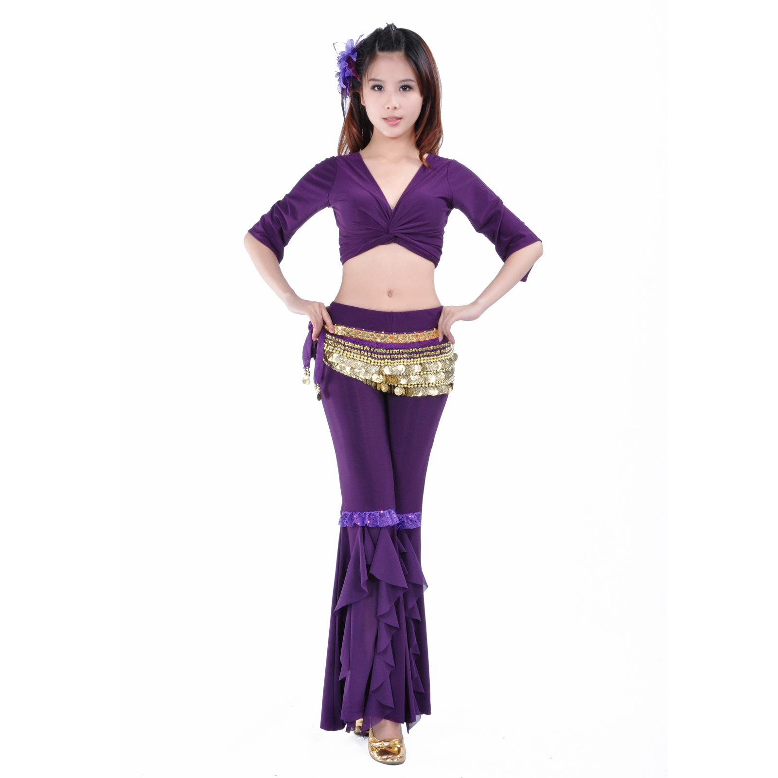 Picture of Dynamic suit, belly dance practice, belly dance sports suit, belly dance practice clothing suit wholesale