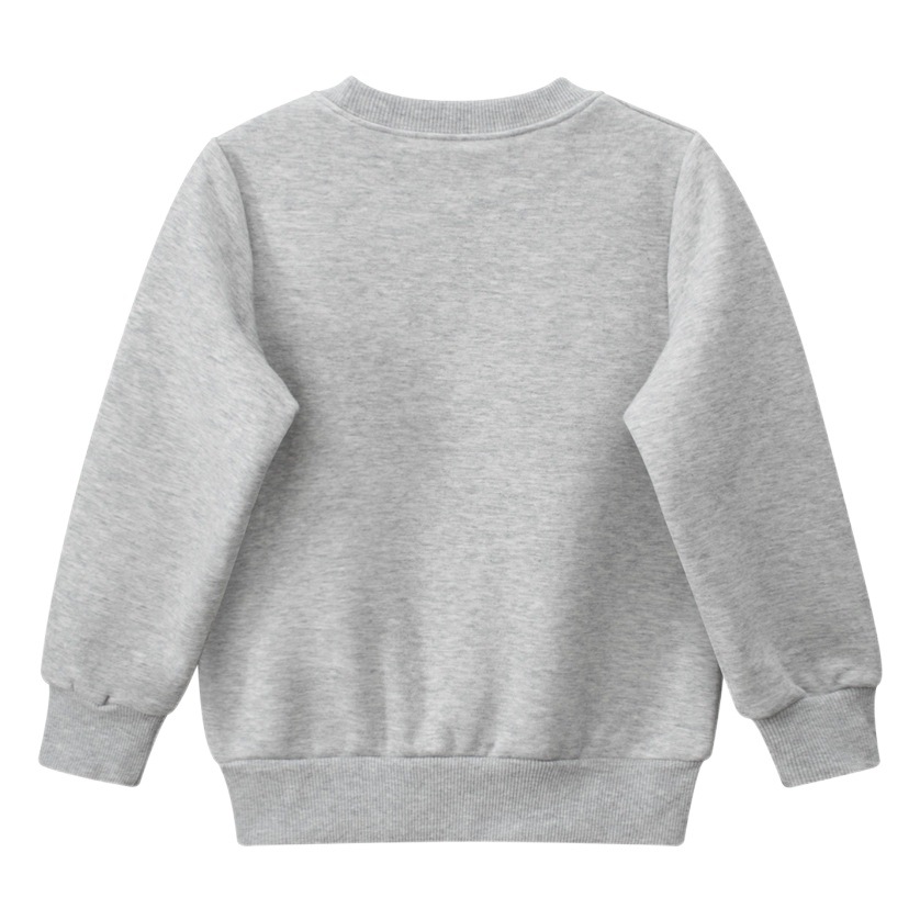 27kids cross-border children's clothing autumn new baby clothes bear cartoon children's fleece-lined sweater one-piece delivery