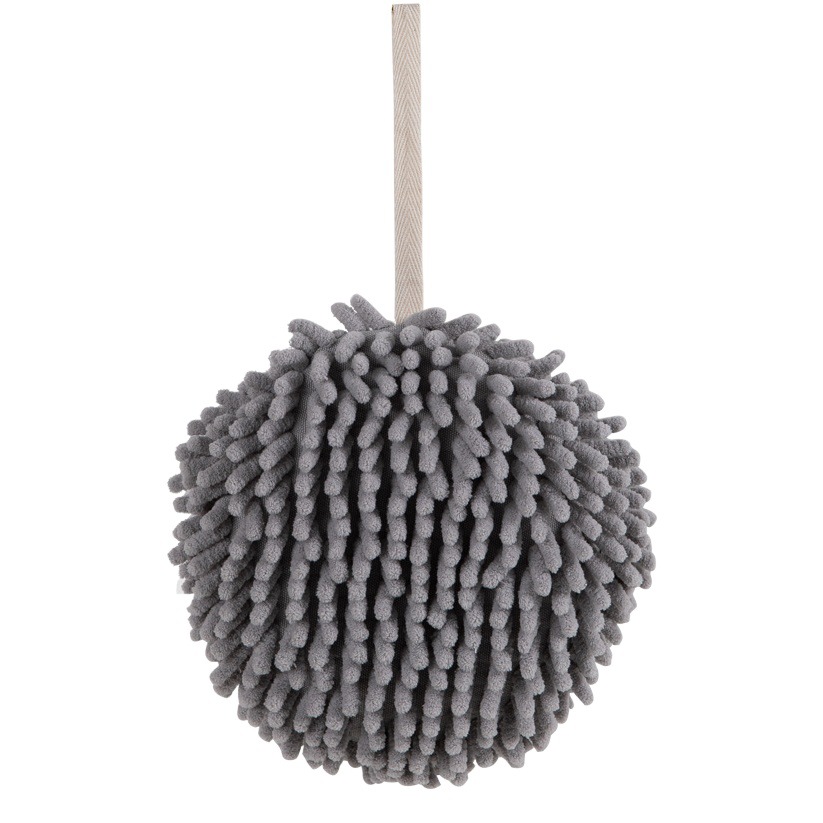 Chenille Hanging Hand Towel Super Absorbent Thickened No Hair Drop Kitchen Toilet Towel Handball Hand Wiping