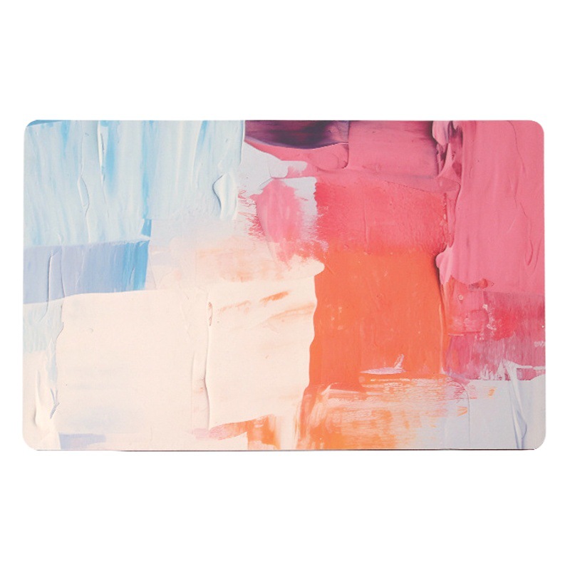 Pu Color Printed Rubber Yoga Mat Mini Flat Inclined Plate Support Mat Inversion Mat Knee Pad Balance Mat Fitness Mat