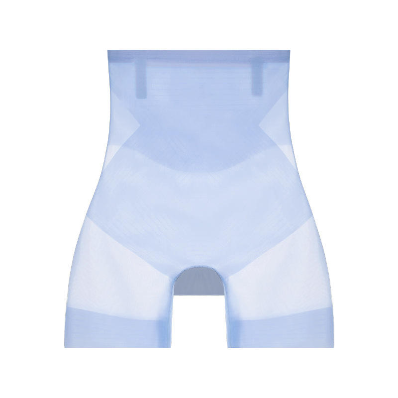 Picture of Ice Silk Ultra-thin Abdominal Pants Safety Pants One Pants Two-wear Non-marking High Waist Shaping Postpartum Women's Base Shorts Summer
