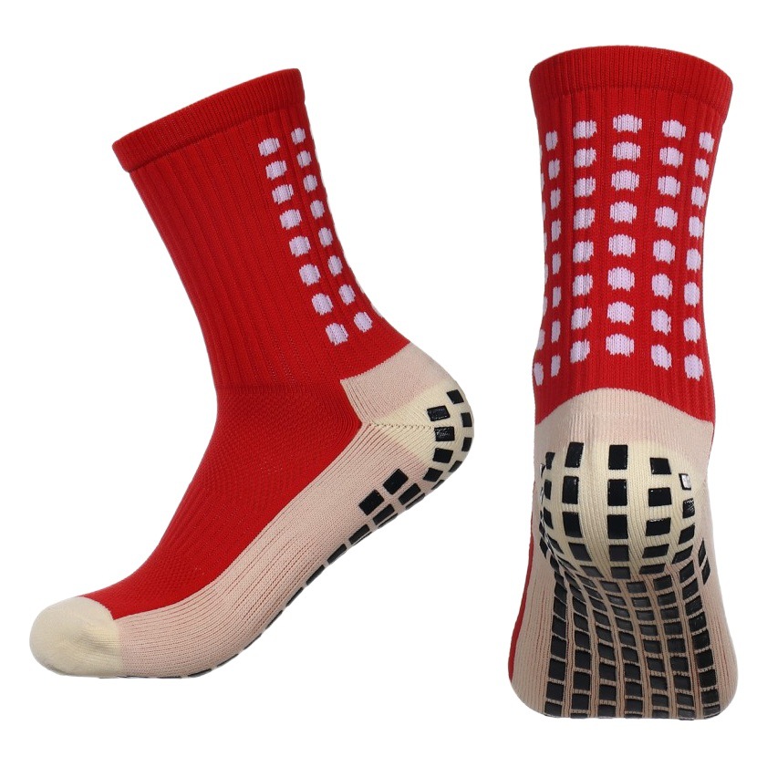 Temu shein Meikeduo Hot Cross-border Thickened Towel Bottom Deodorant Dummy Anti-slip Football Socks Yoga Socks