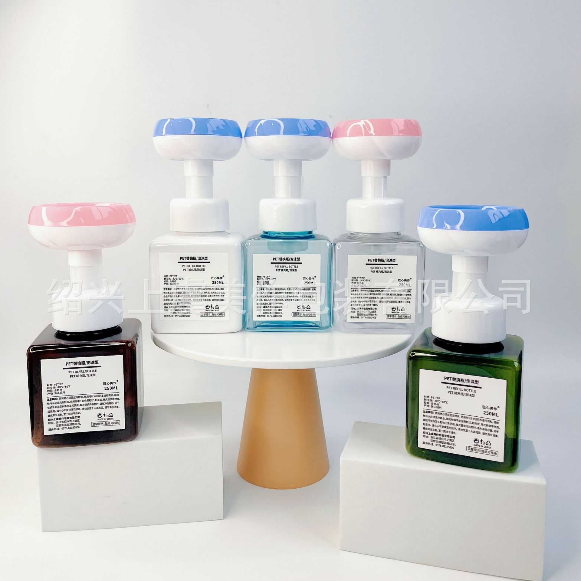 Picture of 250ml400ml300 Flower Mousse Bottle 300ml Foaming Bottle Children's Cute Hand Soap Body Soap