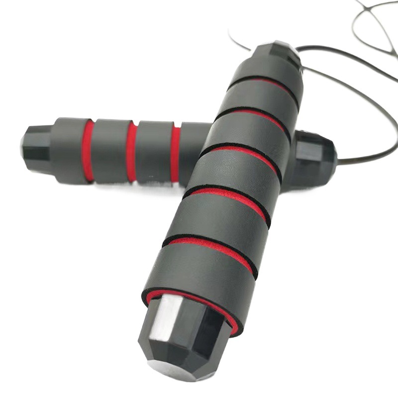 Adult Weight-Bearing Steel Wire Bearing Skipping Rope Student High School Entrance Examination Competitive Fat Burning and Fat Reduction Training Fitness Adjustable Wire Rope