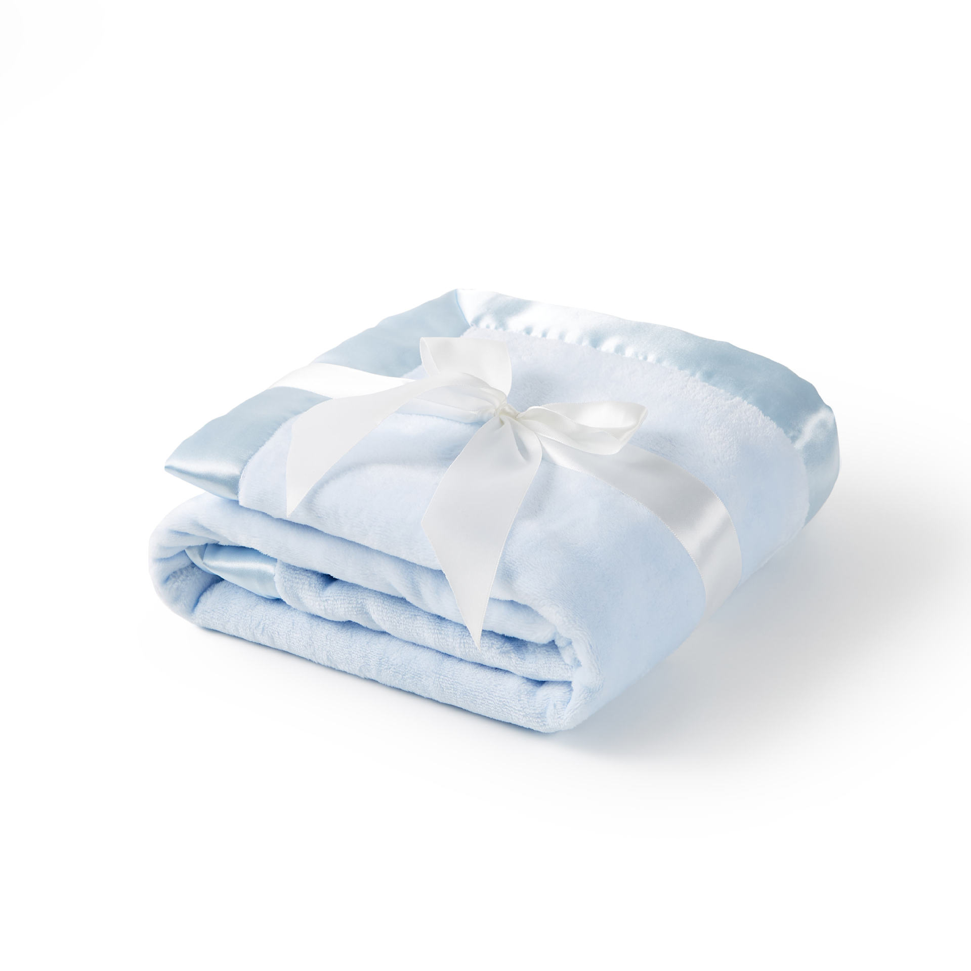 Picture of Flannel Satin Blanket Silks and Satins Edge Baby Blanket Infant Nap Blanket Square Blanket Foreign Trade Wholesale Customization