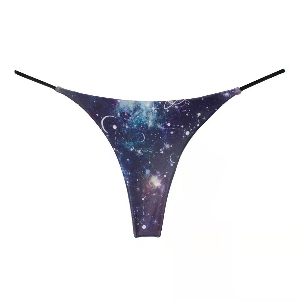 Picture of European and American foreign trade cross-border dedicated to hollow double thin thong low waist bikini sexy underwear wholesale generation