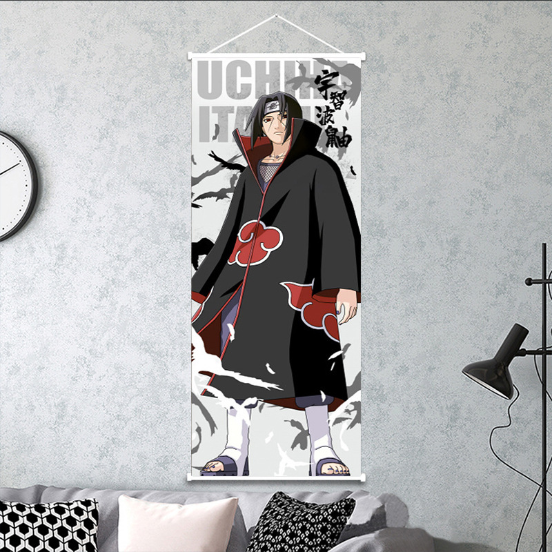 Picture of HY hanging painting cartoon character peach skin velvet scroll cloth painting secondary yuan student gift Wall decorative painting