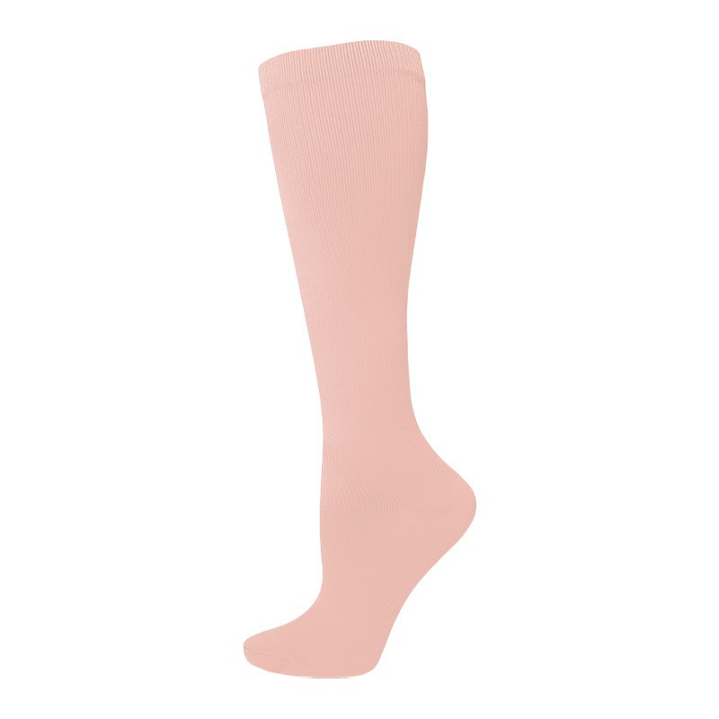 Picture of Cross-border pressure socks calf socks women's four seasons imitation nylon flat socks outdoor sports running stovepipe socks elastic socks