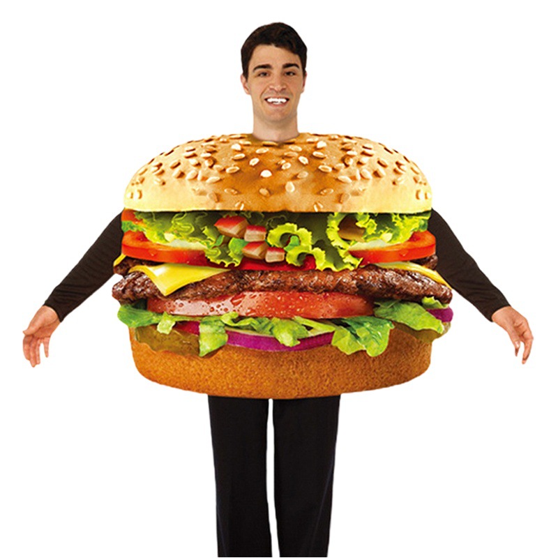 Picture of New Hamburger Stage Cosplay Suit cosplay Masquerade Party Performance Hamburger Suit
