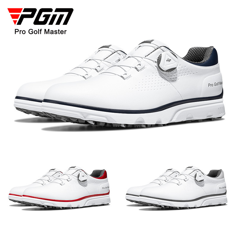 PGM golf shoes men's knob shoelaces summer breathable sneakers anti-side slip shoes golf men's shoes