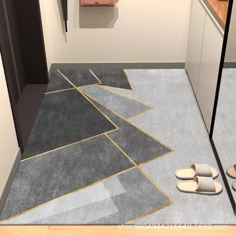 Picture of Diatom mud floor mat entrance door door mat bathroom bathroom toilet kitchen disposable non-slip floor mat