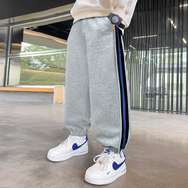 Picture of Boys' Lightweight Pants Spring and Autumn 2025 Children's Long Pants for Older Students Trendy Korean Style Sports Pants
