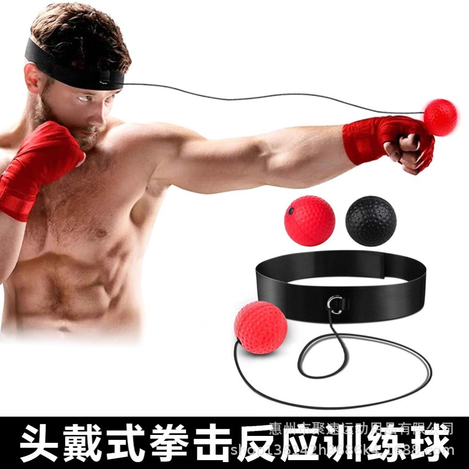 Picture of Head-mounted boxing reaction decompression ball magic speed ball adult children training fitness decompression adjustment training ball