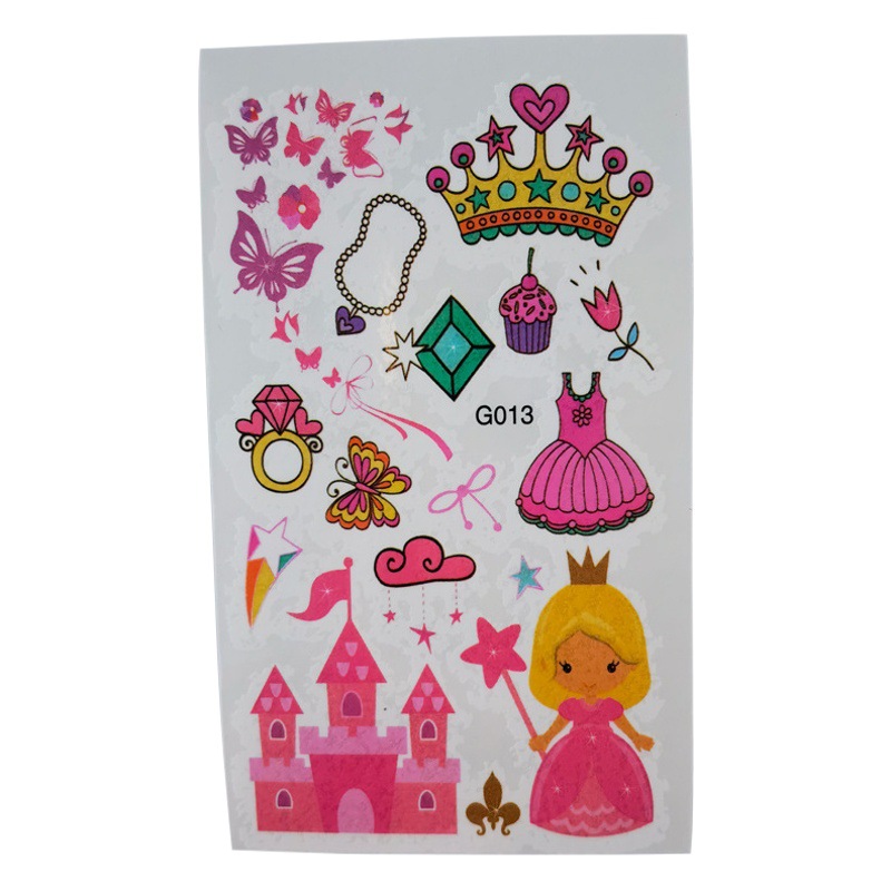 Factory in stock cartoon tattoo stickers children's cute small animal suit tattoo stickers wholesale