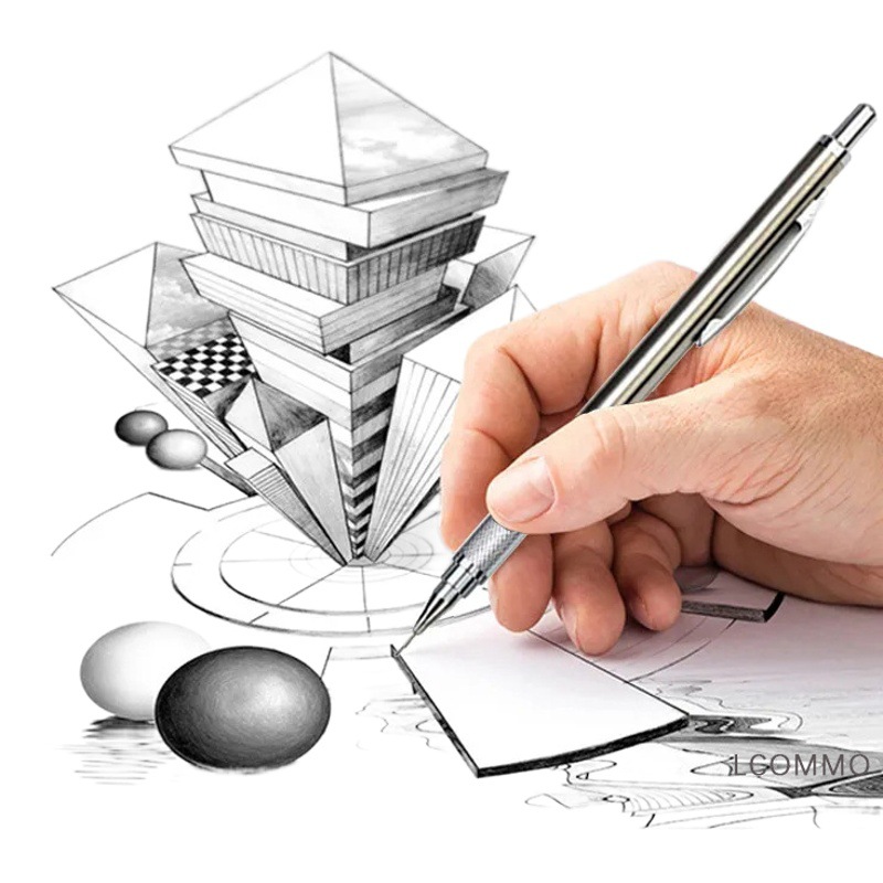 Metal Mechanical Pencil Writing and Painting 0.3/0.5/0.7/0.9/1.3/2.0/3.0mm Automatic Pencil