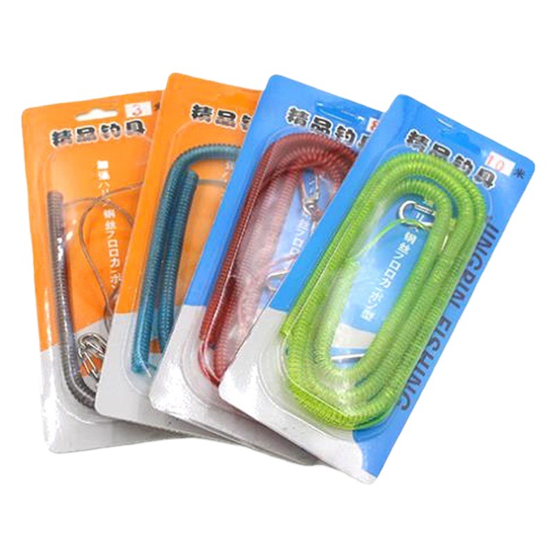 Sandwich with Steel Wire Anti-Running Fish 3.5m M8M10M15M20M Fishing Rod Guard Rope Lost Rope Fishing Gear Anti-Breakage