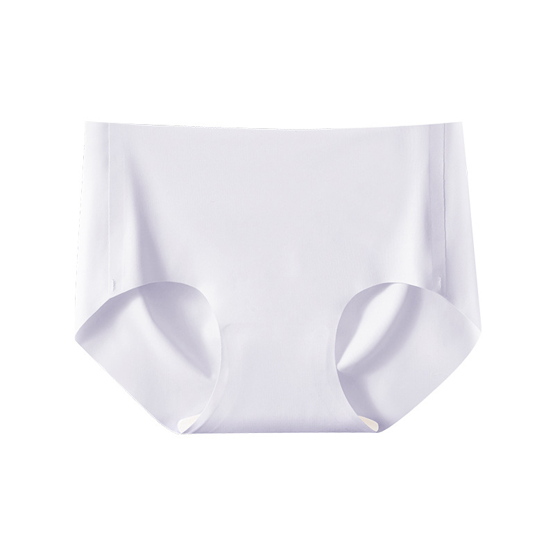Picture of Naked ice silk underwear ladies waist seamless 3D hip no hip antibacterial cotton crotch high school students triangle shorts