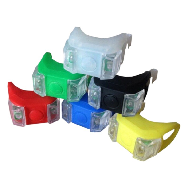Bicycle Silicone Frog Light Sixth Generation Frog Light Warning Double LED Eyes Light Bicycle Accessories Equipment