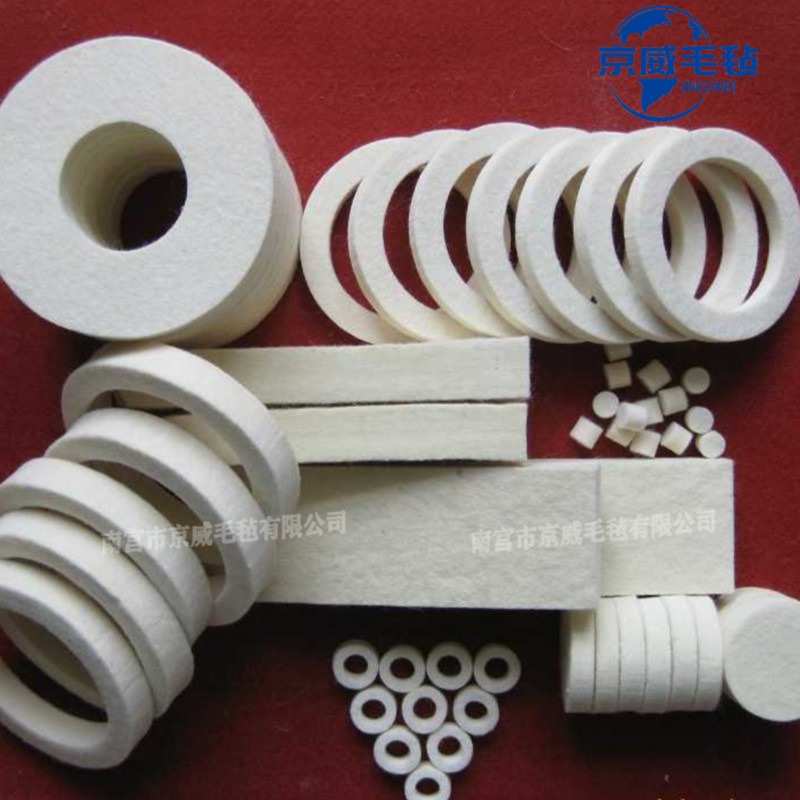 Industrial wool felt sealing ring high-density special-shaped wool felt gasket can absorb oil, wear-resistant lubrication and shockproof X20