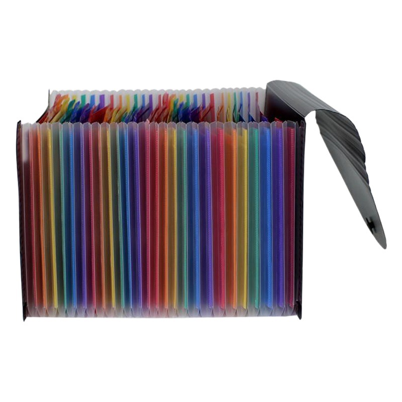 Amazon 26-layer Rainbow Mini Organ Bag Telescopic a4 Folder Multi-layer Classification Test Paper Folder Storage Organizer