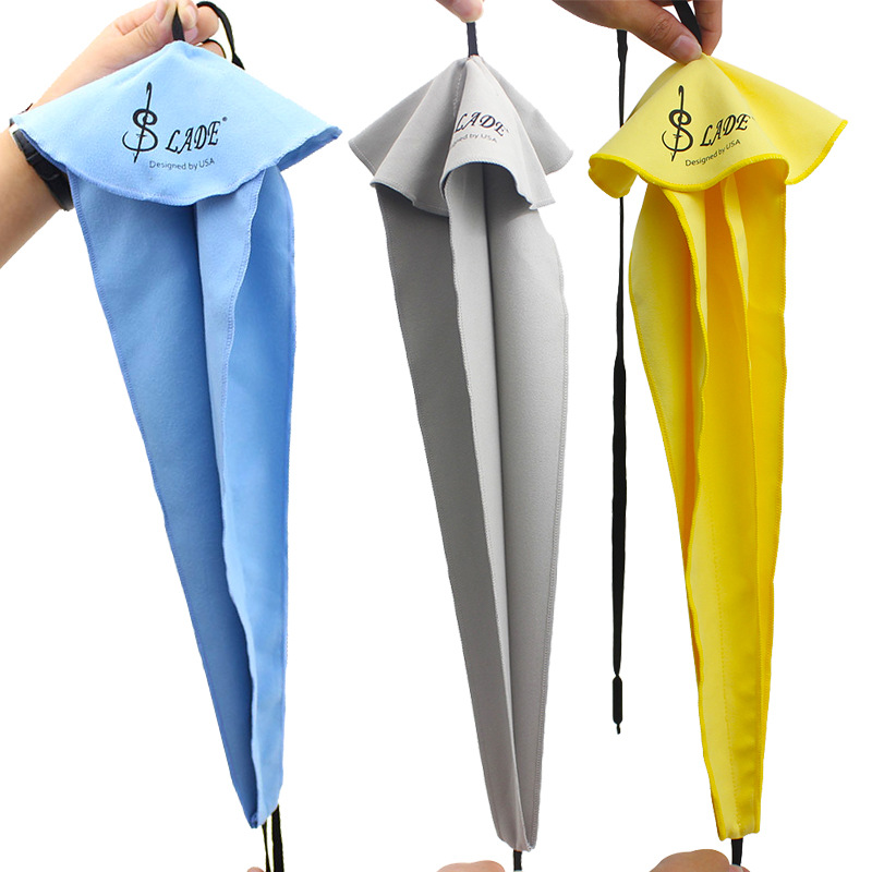 Lade Alto Tenor Saxophone Tube Wind Instrument Inner Cavity Cleaning and Wiping Maintenance Cloth Stereo Absorbent