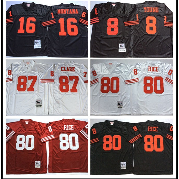 Cross-border Wholesale American Rugby Suit San Francisco 49ers San Francisco 49ers Retro Edition Jersey