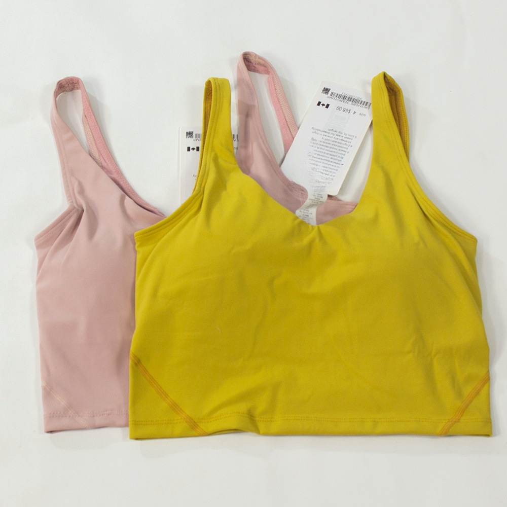 Picture of New Style Yoga Clothing Nylon Naked Tight-fit Sports Bra Women's Bra All-match Fitness Beauty Back Underwear Vest Gather-up