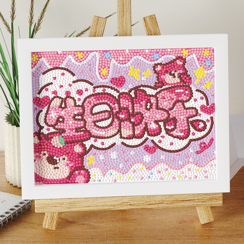 Picture of Children's DIY Diamond Painting Wholesale Princess Diamond Stickers Rabbit Dot Diamond Painting Kindergarten Handmade Educational Toys
