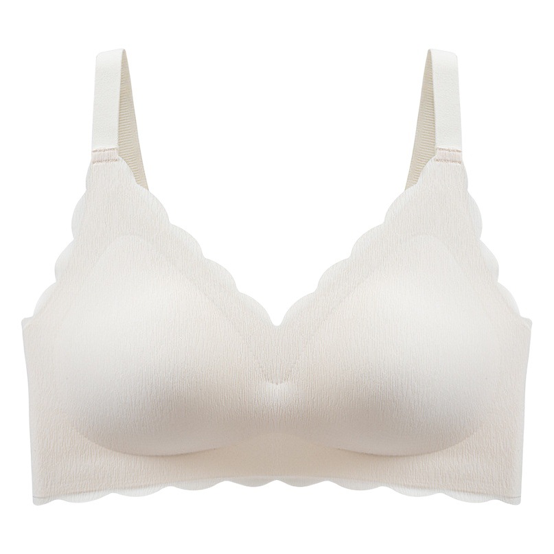 Extraordinary size seamless bra underwear fat MM300 kg without steel ring plus fat to increase Sports sleep fat bra female D
