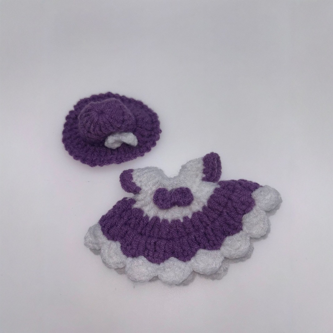Picture of New Doll Wool Hand-Knitted Skirt, Dog Crochet Clothes, Pendant Clothing