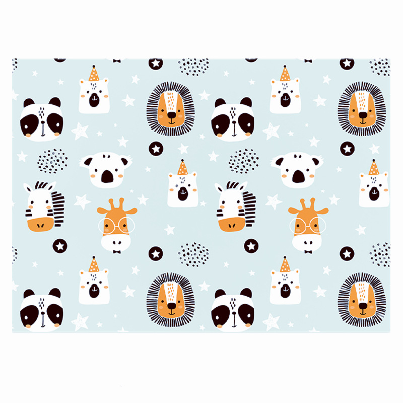 Picture of Disposable Placemat in stock Wholesale Children's Baby Tablecloth Waterproof Oil-proof Disposable Portable Dining Table Mat