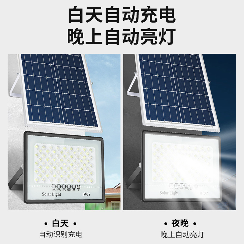 Picture of New solar lights outdoor garden lights home engineering solar flood lights waterproof solar outdoor lights
