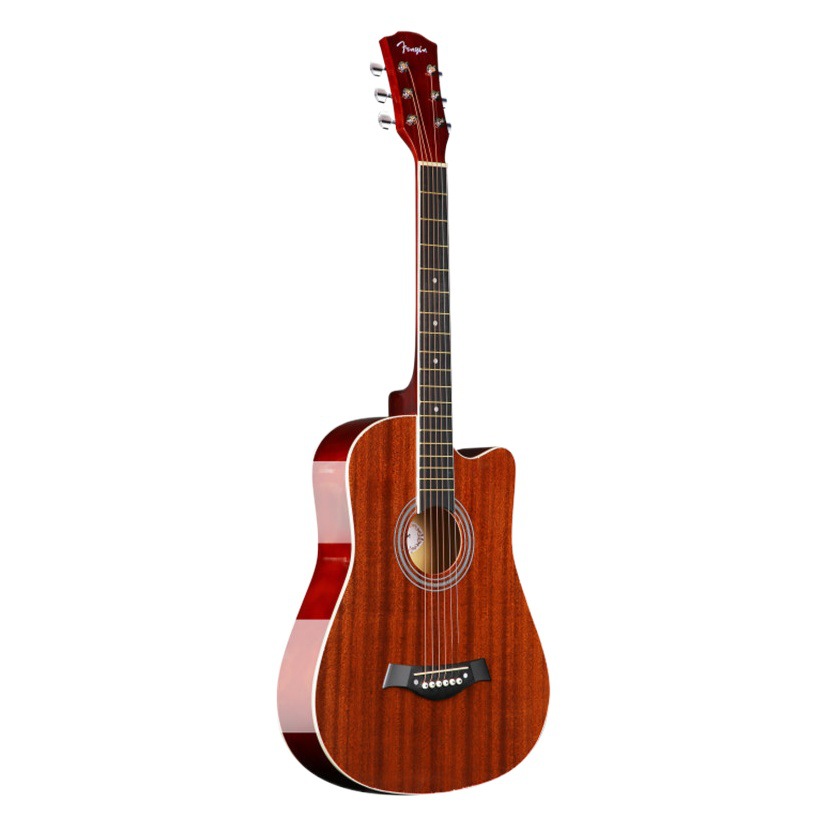 Guitar Folk Guitar Basswood 38inch Gradient Color Acoustic Guitar Beginners Practice Musical Instrument Wholesale Can Be Played