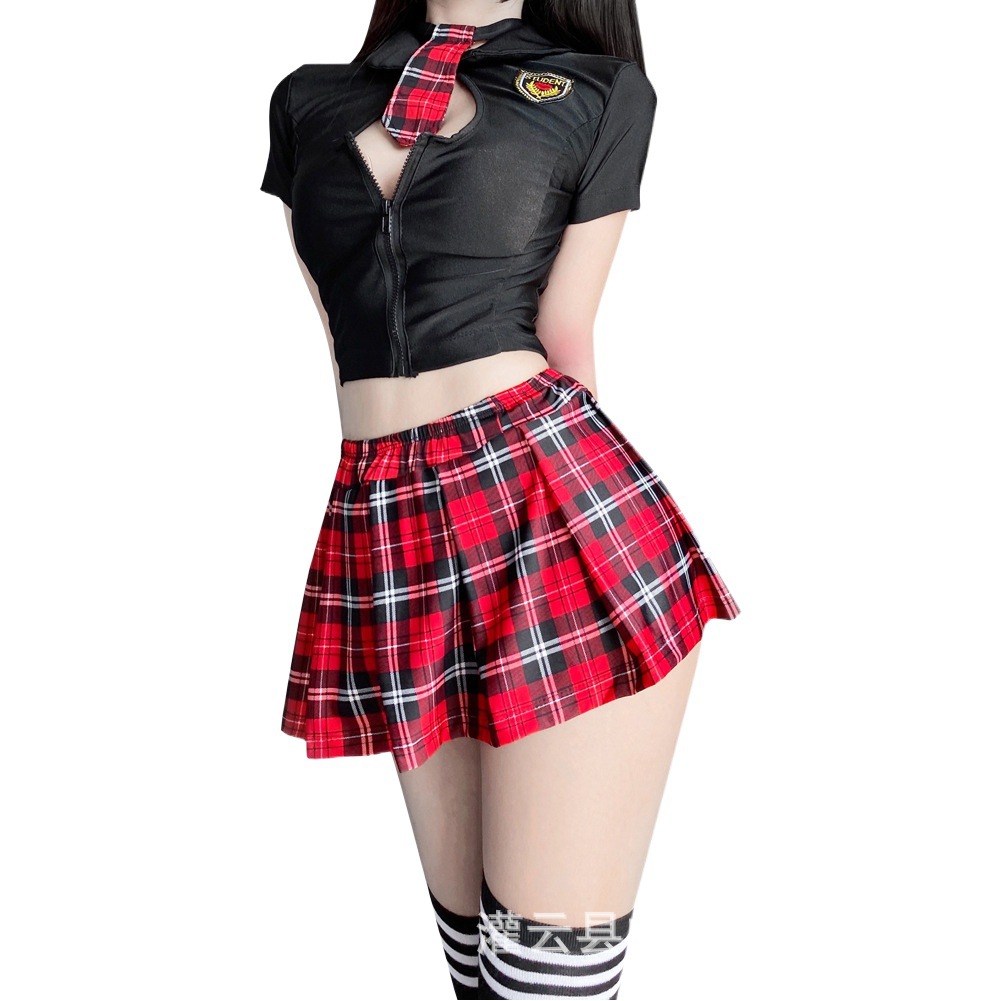 Sexy Jk Pure Desire Sexy Lingerie Clothing Campus Female Uniform Passionate Flirt No Need to Take Off Temptation Pajamas Set