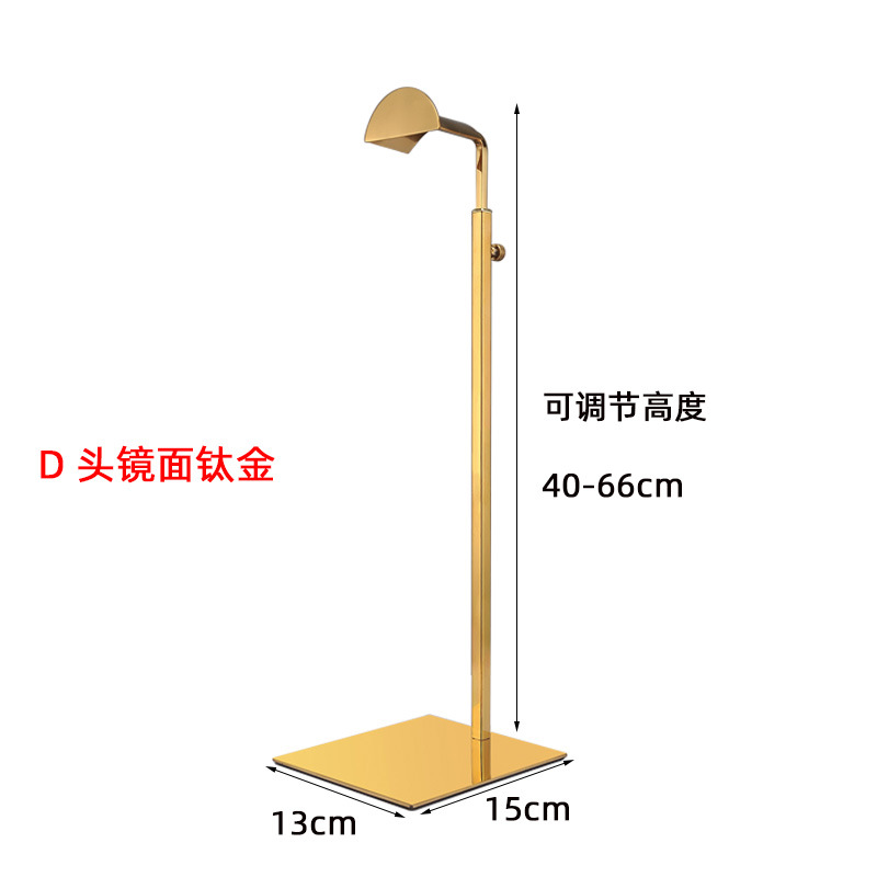 Picture of Factory wholesale adjustable bag rack support bag rack clothing store bag Display Stainless Steel bag display rack