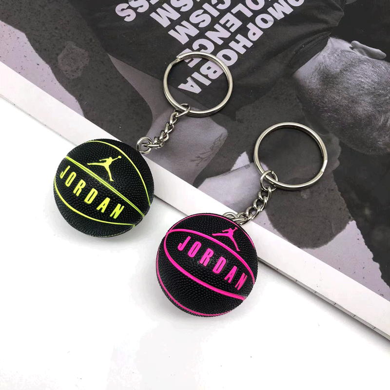 Creative Jordan Basketball Granular Shape Fashion Accessories Keychain Birthday Gift Souvenir Fashion Accessories Hanging Ornaments